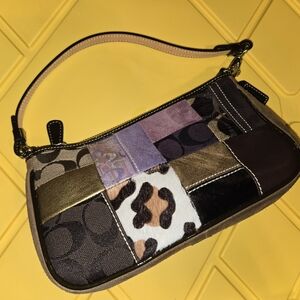 Coach purse vintage patchwork